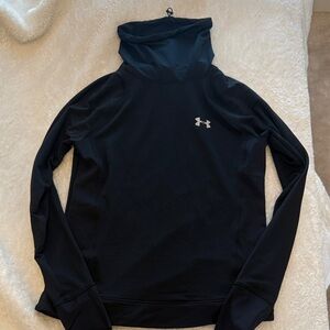 Under Armour Cold Gear mock neck with optional gaiter size small black